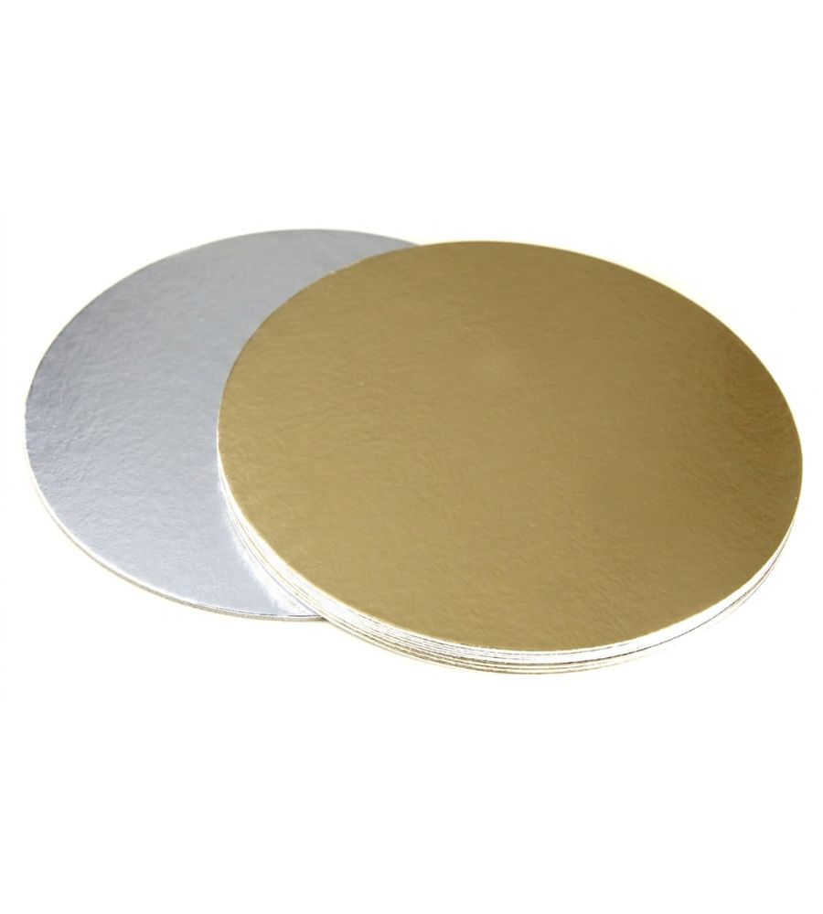 Rond Carton Or/Argent